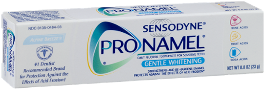 Sensodyne Pronamel Gentle Whitening Daily Fluoride - Sensodyne Pronamel Gentle Whitening Toothpaste (600x600), Png Download