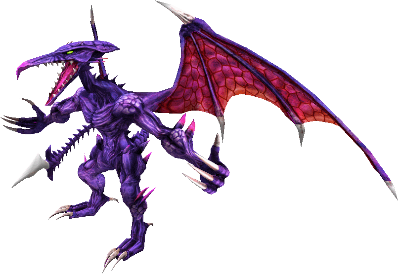 Giant Purple Alien Pterodactyl Thing By Monsterdrawing - Purple Pterodactyl (901x614), Png Download