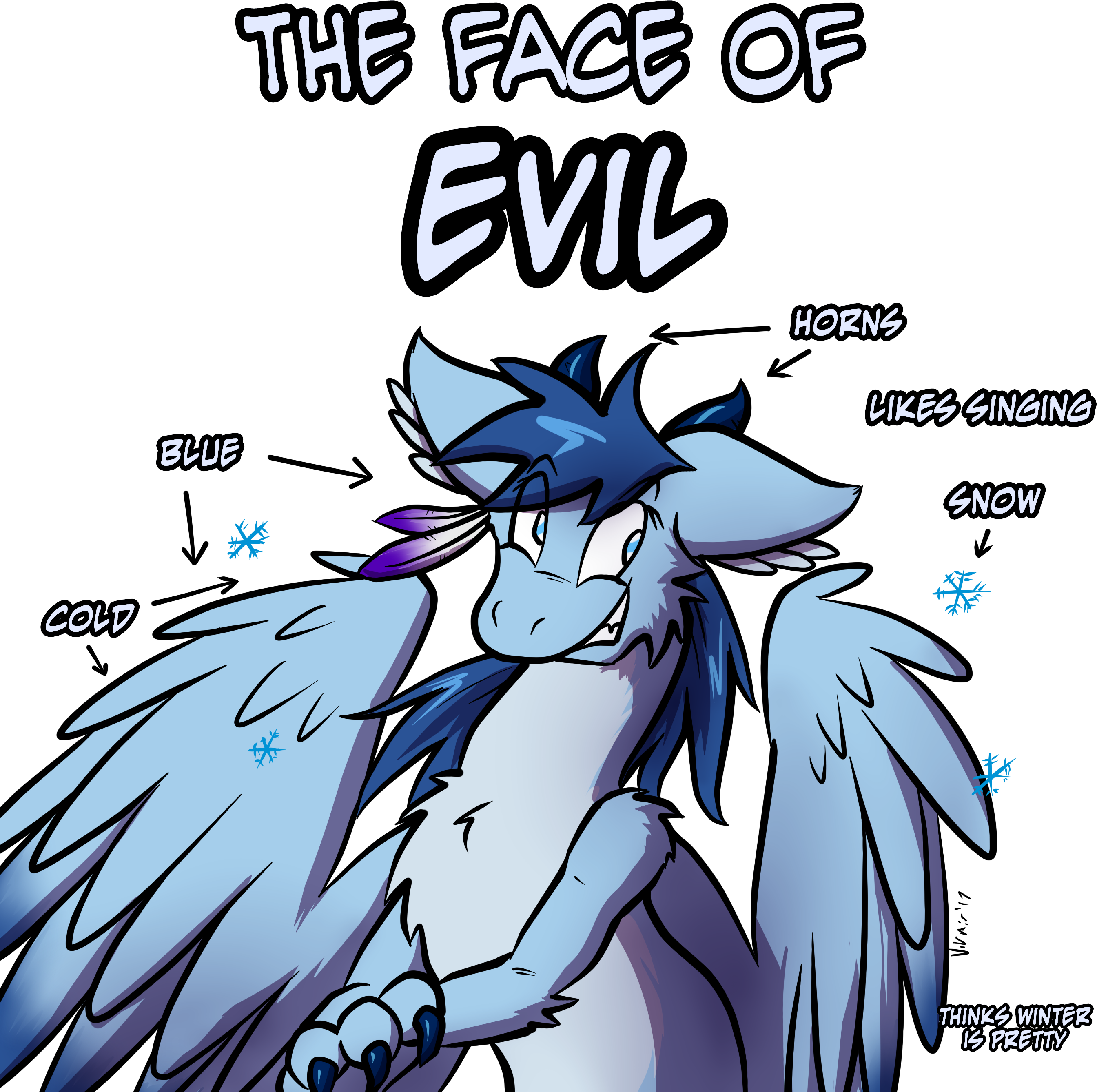 The Face Of Evil - Cartoon (2736x2749), Png Download