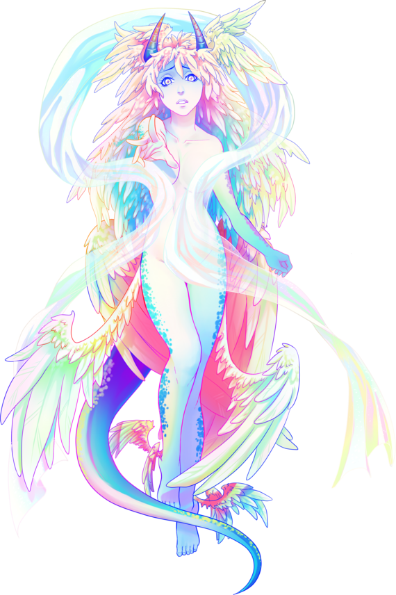 Oracle Sprite 1 - Eldarya Oracle (570x856), Png Download