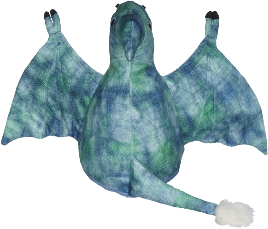 Embroider Buddy Pierce Pterodactyl Dino 16-inch - Stuffed Toy (600x600), Png Download