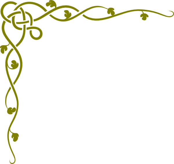 Gold Corner Border Png (600x566), Png Download