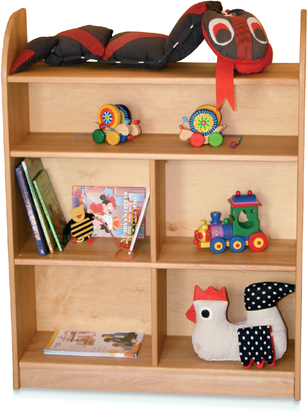 Tommy Bookshelf - Libreros De Madera Para Niños (799x850), Png Download
