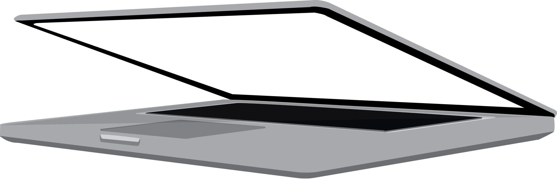 Mac Book Pro Vector (2141x693), Png Download