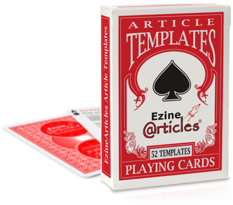 Deck Ezinearticles Shop - Playing Card (745x656), Png Download