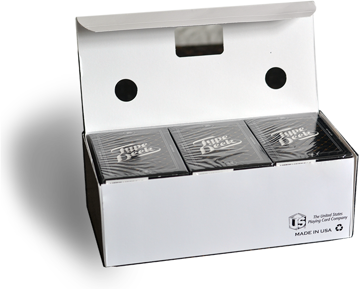 The Type Deck Playing Cards Typography Creative Brick - Playing Cards Brick Box (817x647), Png Download