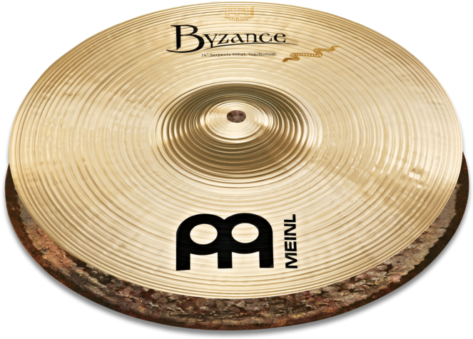 Meinl 14" Byzance Serpents Hi-hat (1180x885), Png Download