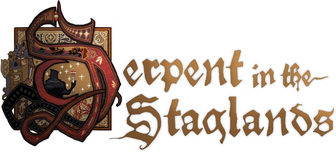 A True Role-playing Adventure - Serpent In The Staglands (1081x488), Png Download