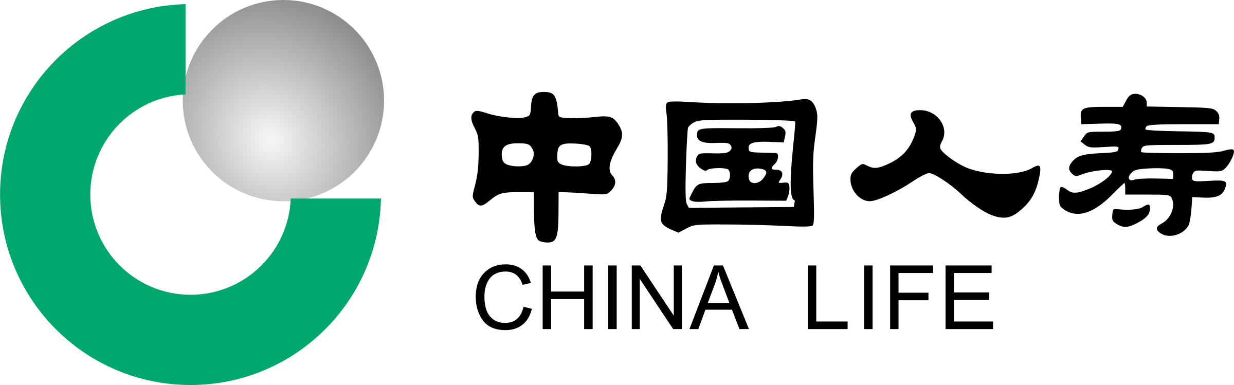 China Life Insurance Logo Png Transparent - China Life Insurance Logo (2400x749), Png Download