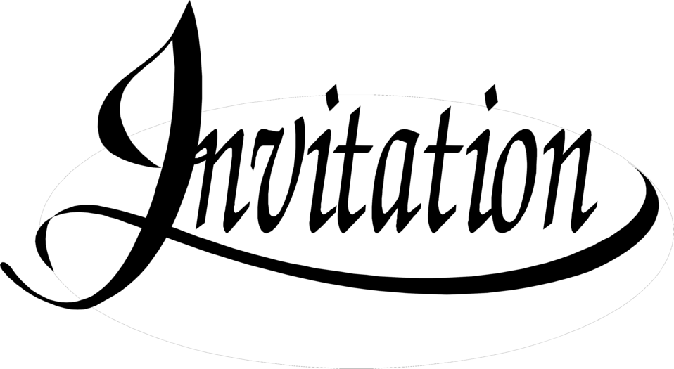 I Have Provided A Letter Of Invitation For Visa Sample - Invitation Logo Black And White (958x525), Png Download
