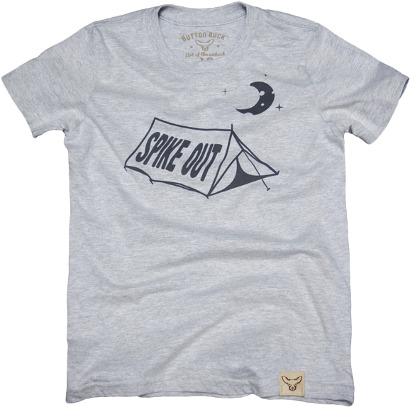 Spike Out Heather Grey By Button Buck - Shirt (720x681), Png Download