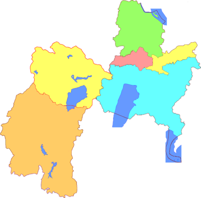 Subdivisions Of Changzhou, China - 常州 市 行政 区划 (400x394), Png Download