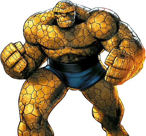 Thing - Fantastic Four Comic (500x461), Png Download