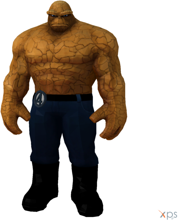 Mh The Movie Pants - Thing Marvel Fantastic Pants (894x893), Png Download