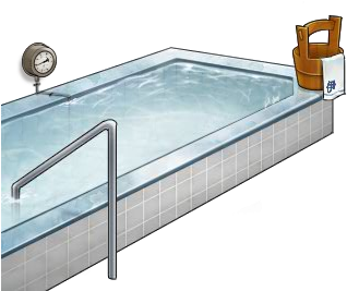 Cold Water Bath - Portable Network Graphics (365x347), Png Download