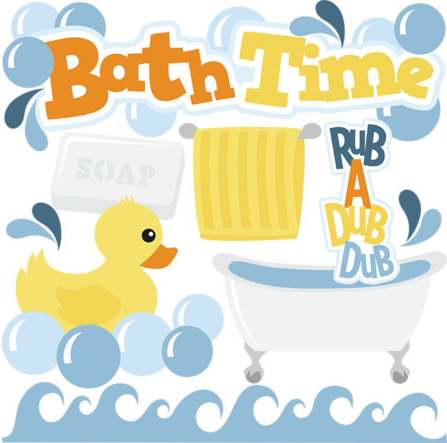 Bath Time Svg Cut Files Bath Svg Files For Scrapbooking - Bath Time Clip Art Png (648x642), Png Download