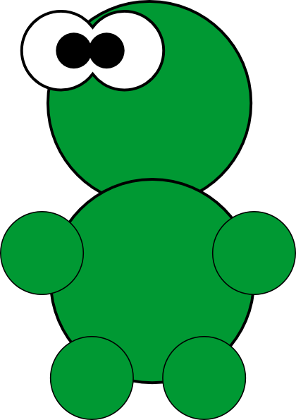 Jpg Freeuse Stock Clipground Little Green Clip Art - Colored Bears Clip Art (420x595), Png Download