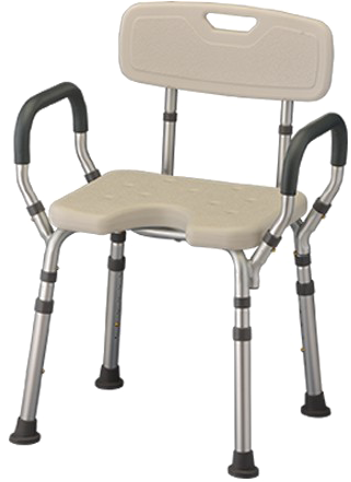 Bath Chair Background Png - Nova Medical Products Bath Seat With Arms (500x500), Png Download