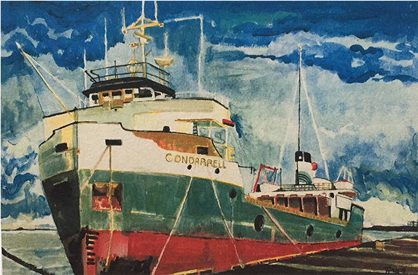 Condarrell - Fishing Trawler (600x600), Png Download