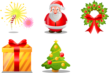 Merry Christmas - Merry Christmas Icon (444x296), Png Download