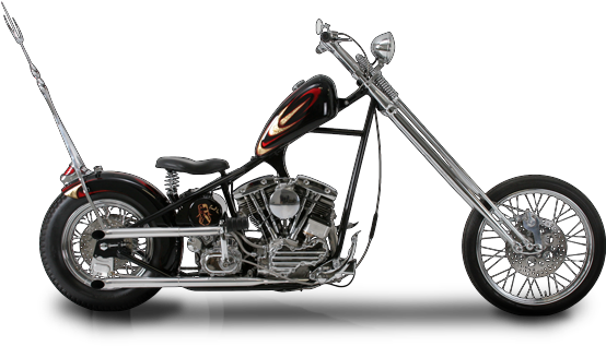 Chopper Models Ideas For Frame » Back Piece For Bike - Orange County Choppers Old School Bike (600x332), Png Download