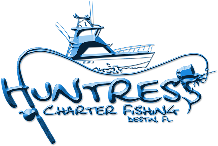 Destin Harbor Charter Boat The Huntress - Deep Sea Fishing Logos (800x535), Png Download