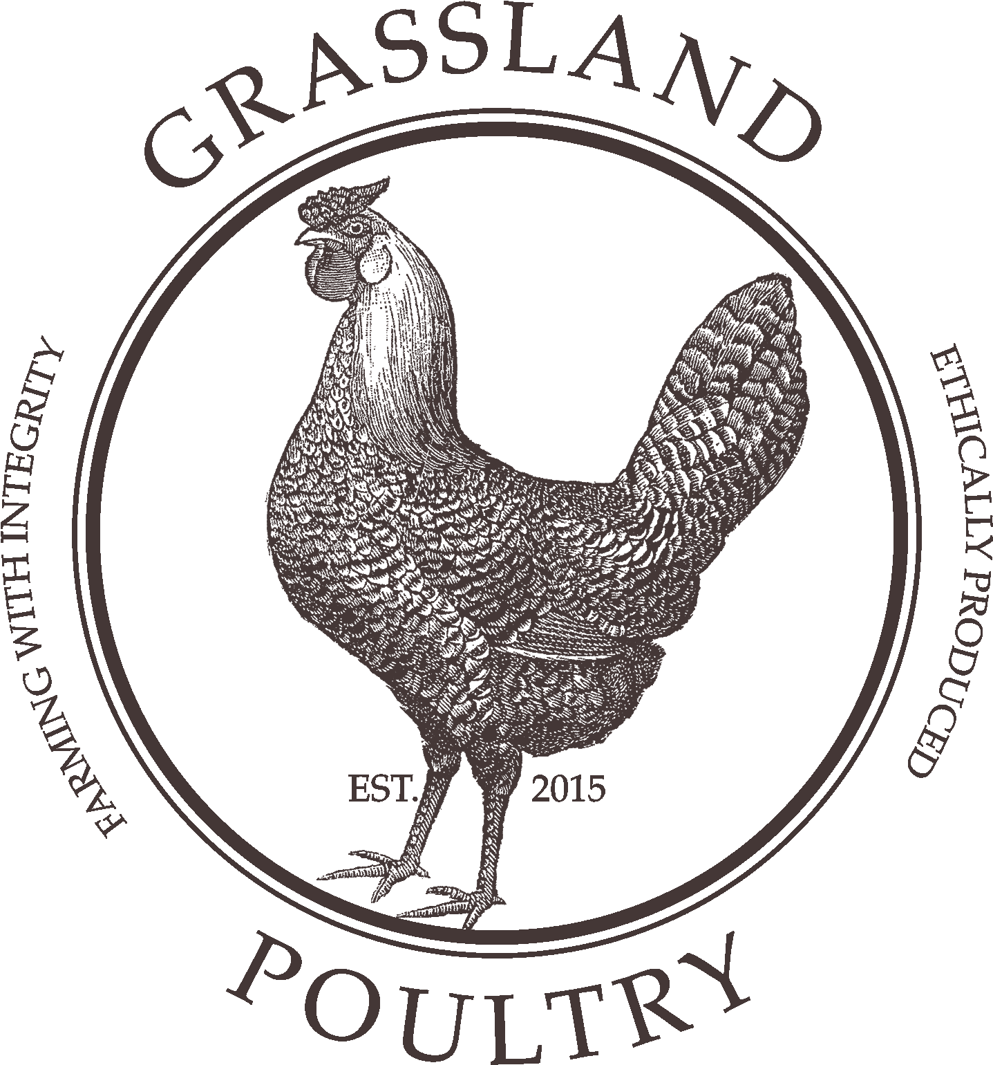 Grassland Poultry - Chicken Whisperer Note Cards (1800x1800), Png Download