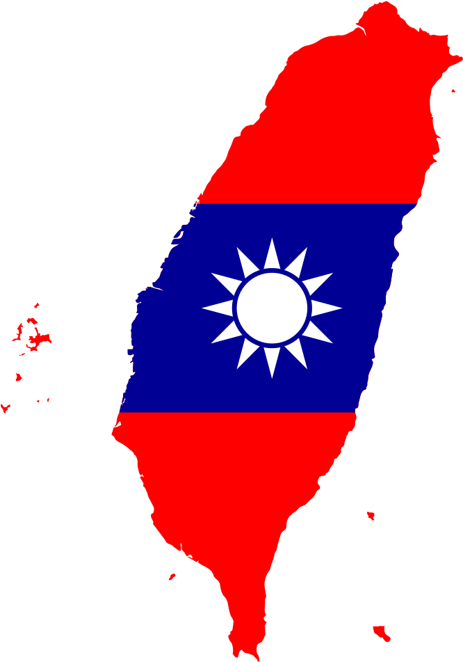 Taiwan Map Flag - Gan'en Comprehensive Repair Department (741x1000), Png Download