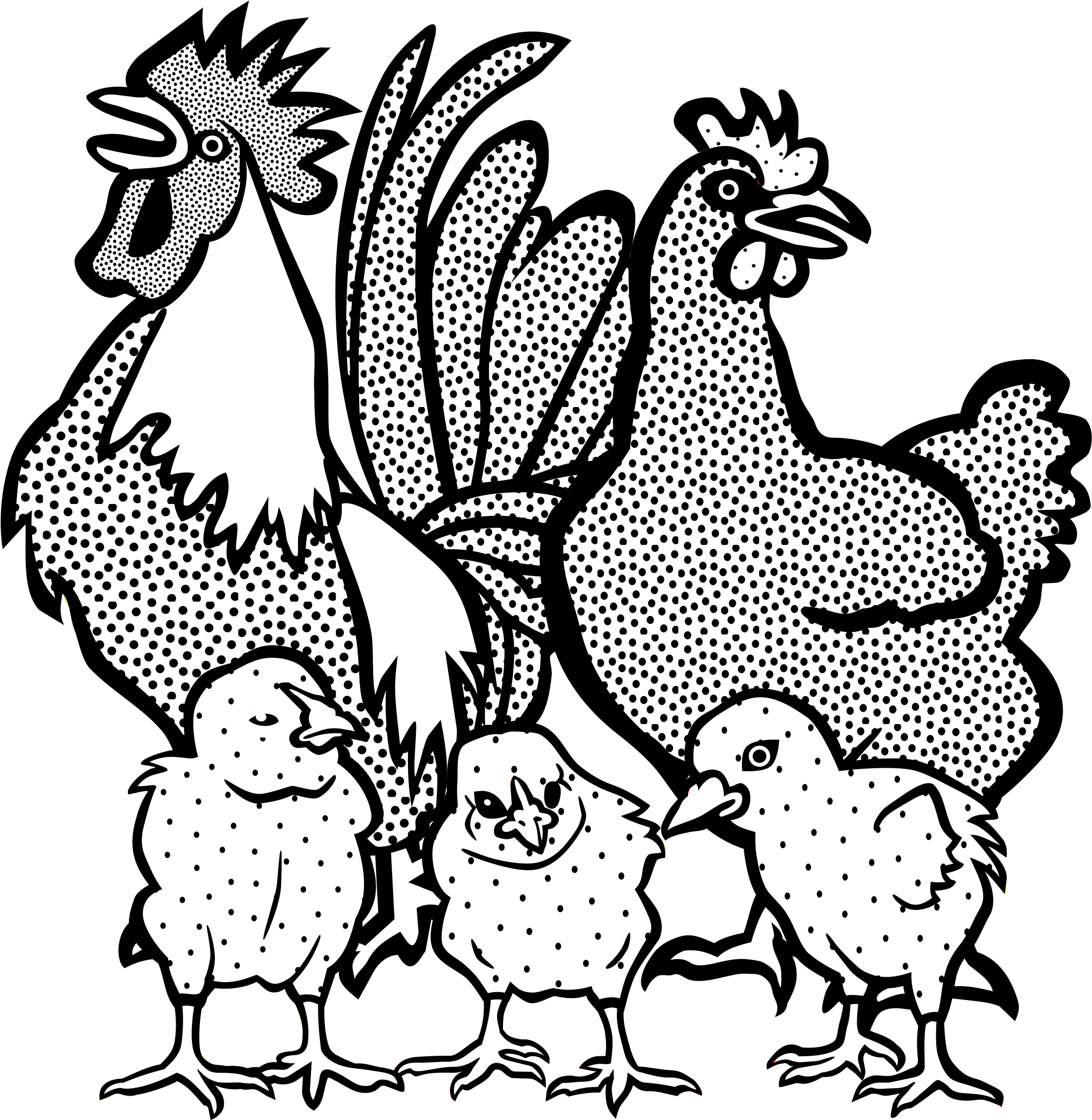 This Free Icons Png Design Of Chickens (2250x2400), Png Download