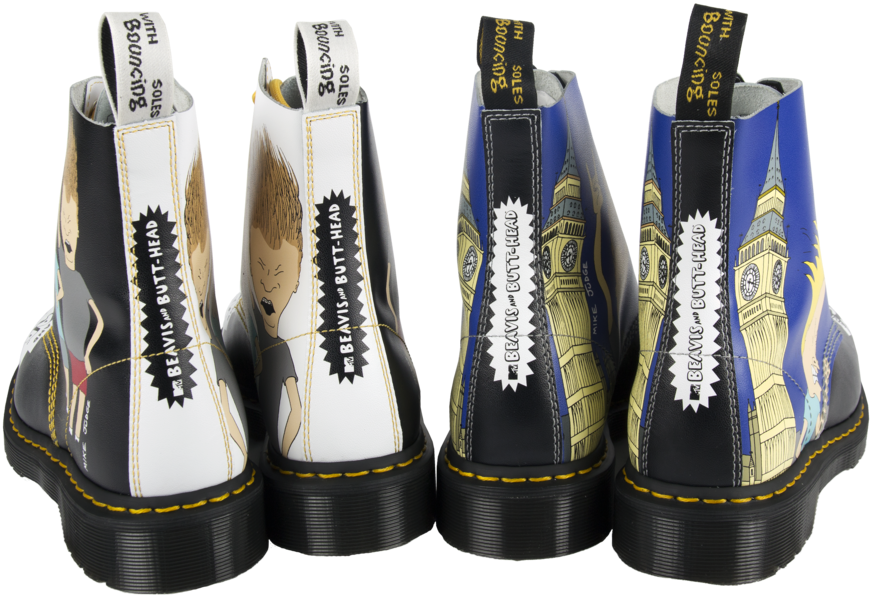 Beavis And Butthead Dr Martens (1000x689), Png Download