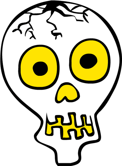 Skeleton Clipart Skeleton Face (600x630), Png Download