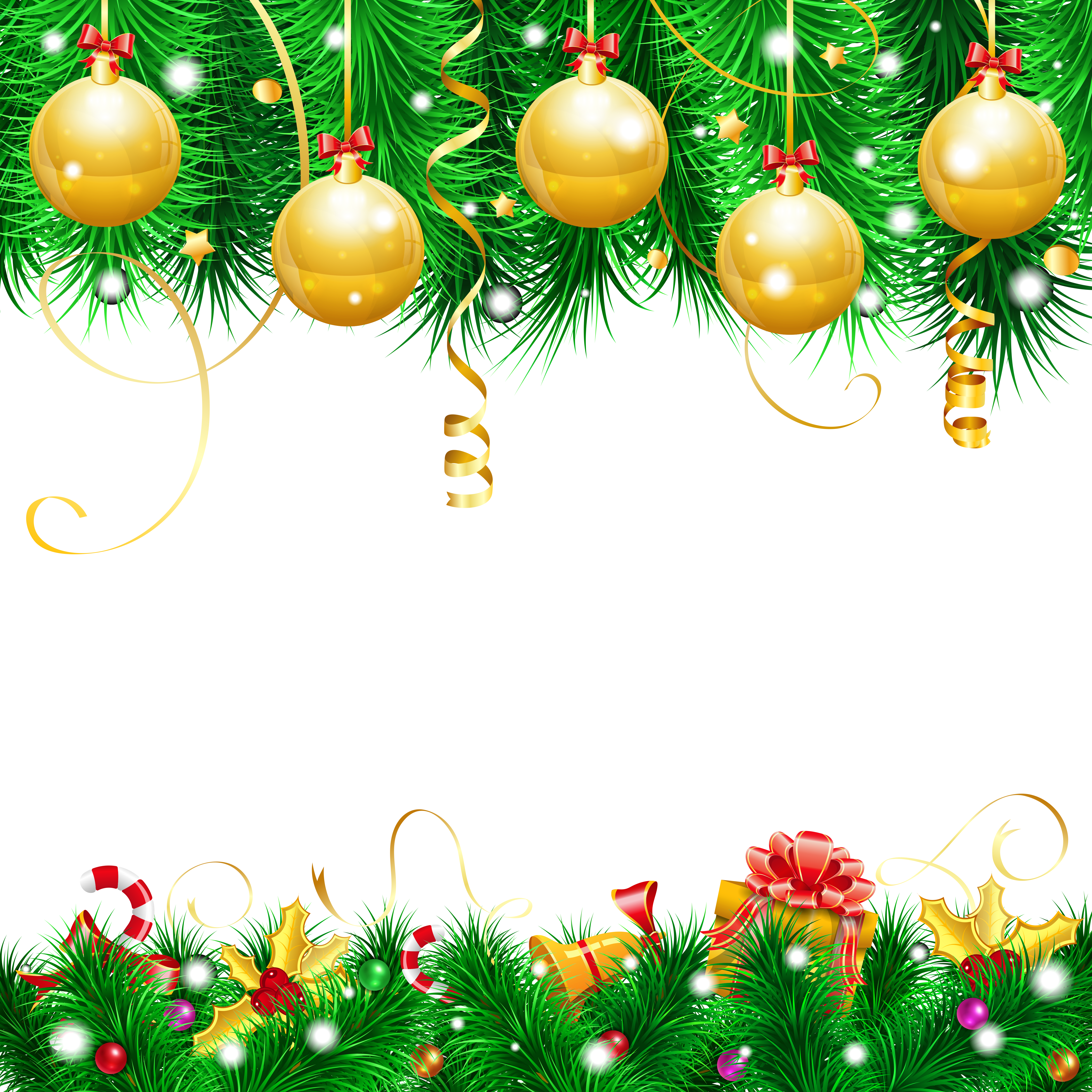 Christmas Decor Png (5000x5000), Png Download