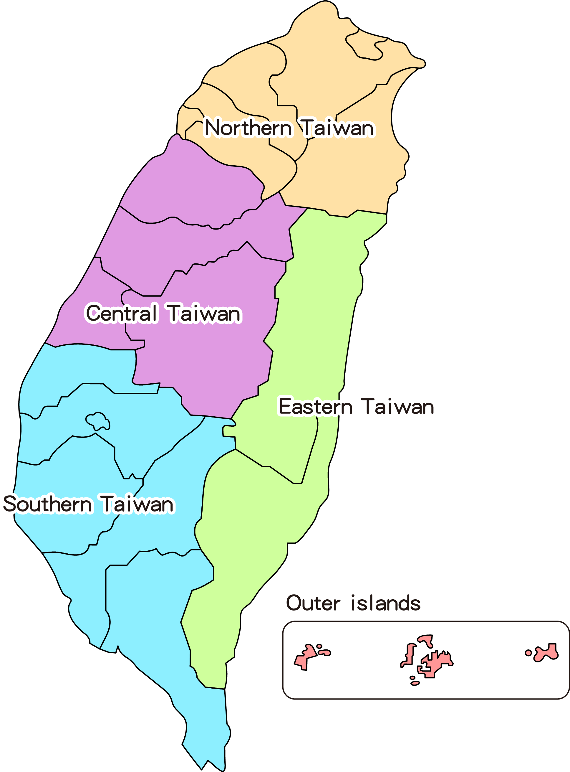 Map Of Taiwan Tamsui (1945x2619), Png Download