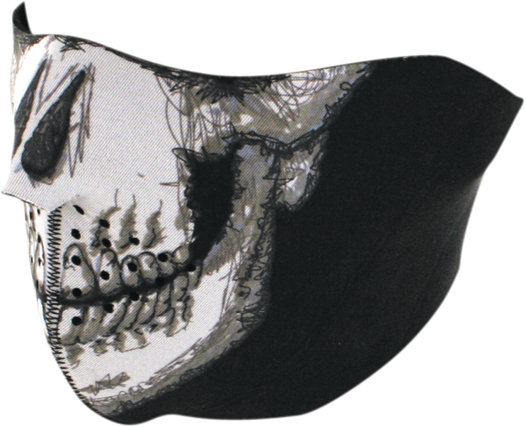 Motorcycle Half Face Masks (743x603), Png Download