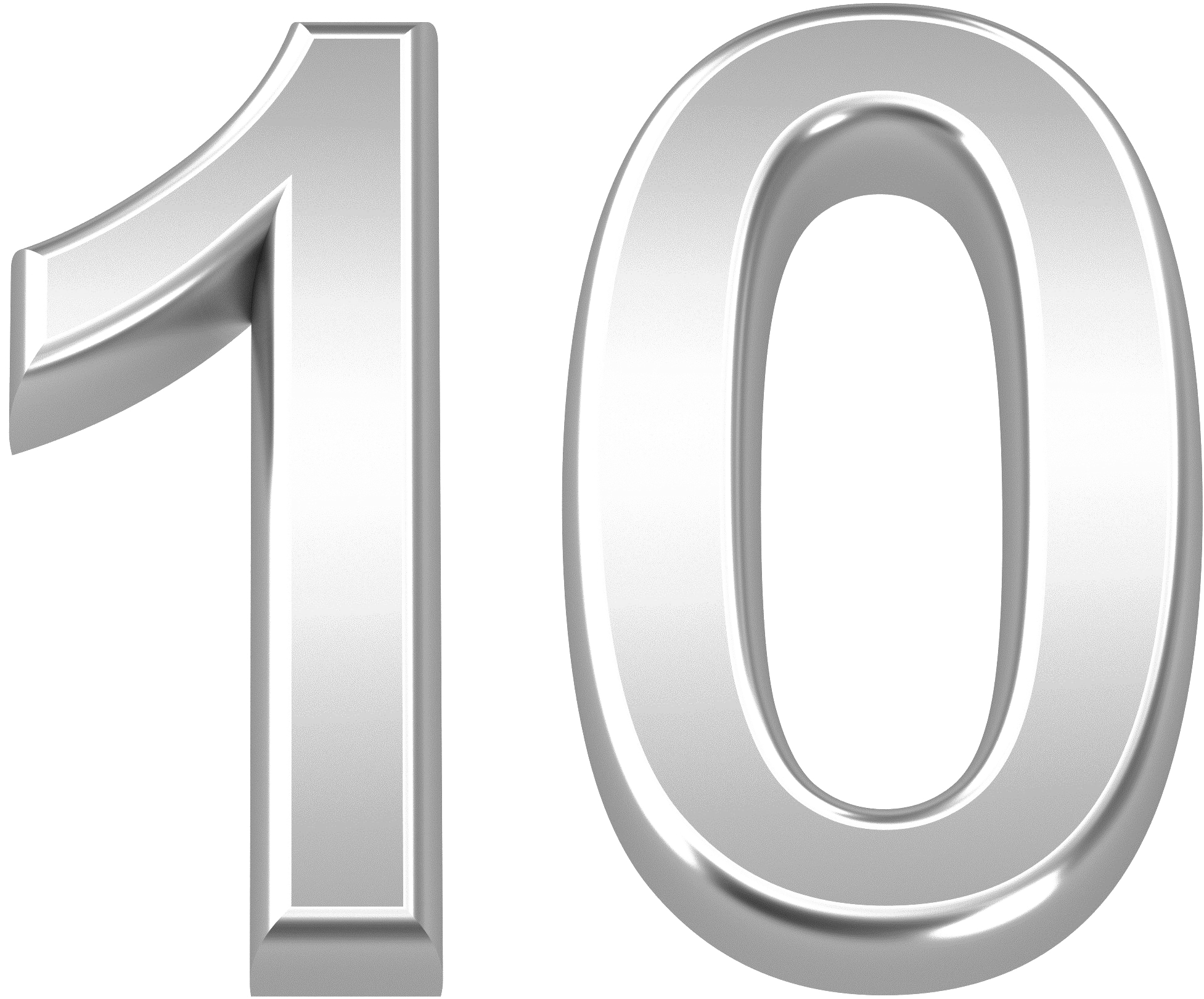 10 Number Png Picture - Top 10 Number Png (2041x2049), Png Download