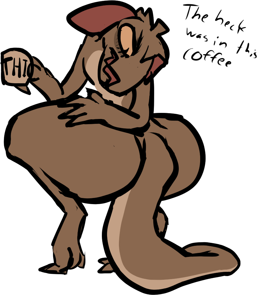 The Big Butt - Cartoon (1024x1024), Png Download
