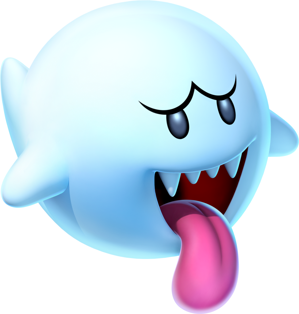 975px-boo - New Super Mario Bros U Boo (975x1024), Png Download