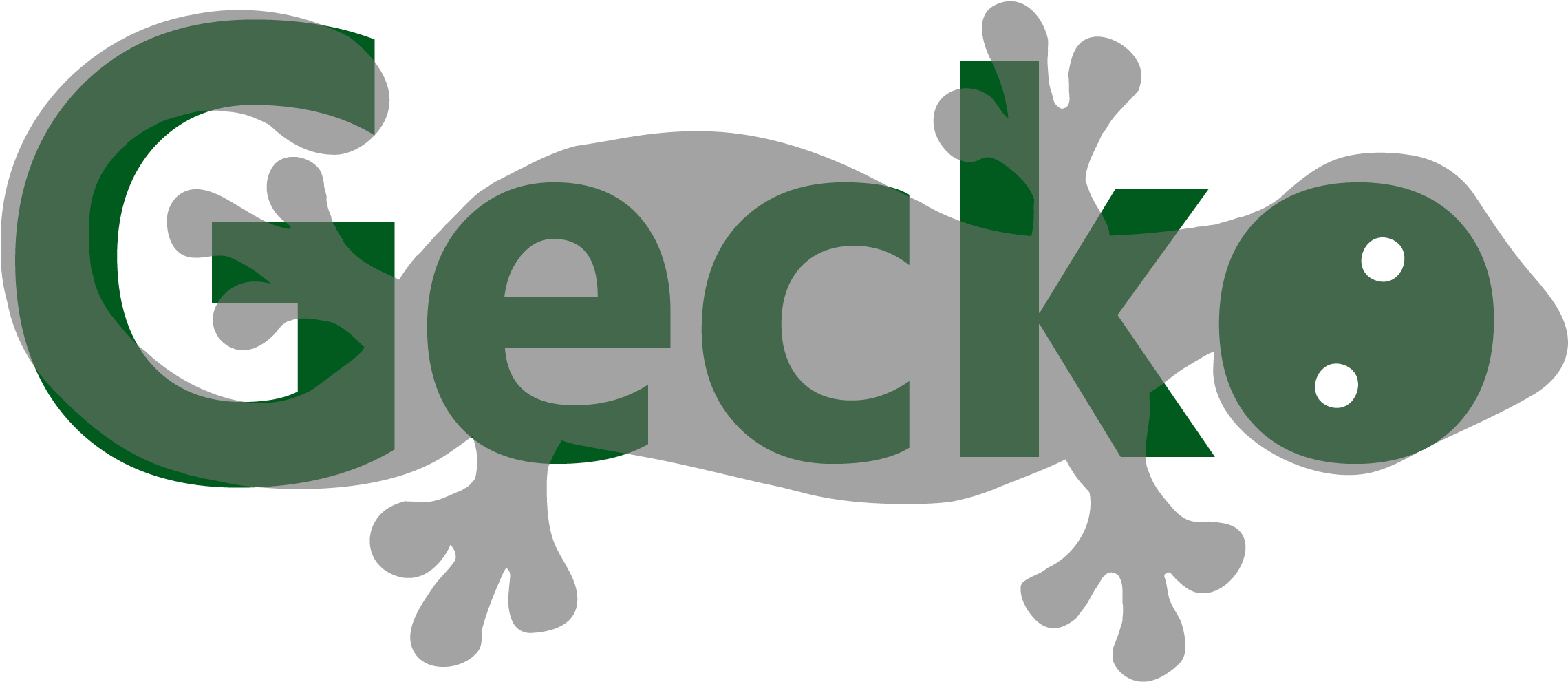 Images/gecko - Graphic Design (2289x1134), Png Download