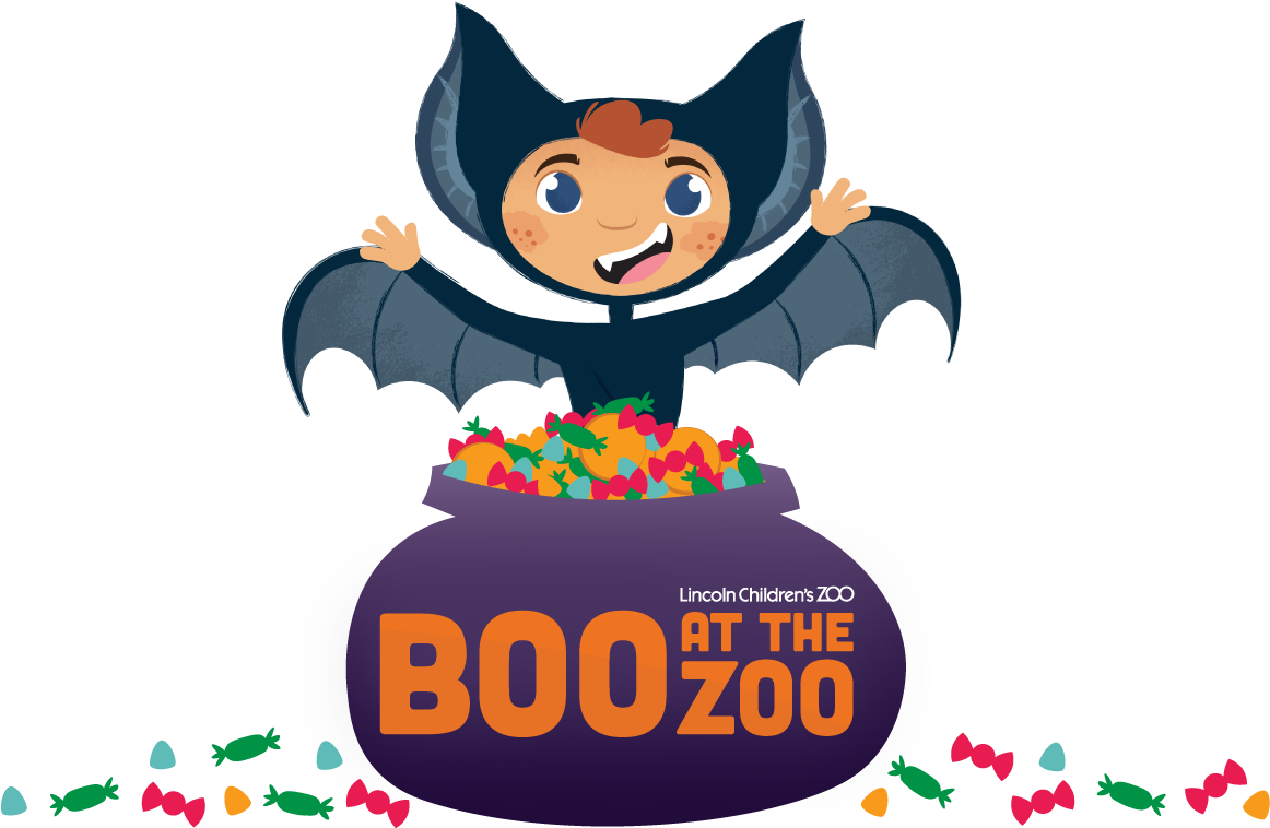 Boo At The Zoo Bat - Transparent (1200x769), Png Download