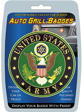 Findingking U S Army Car Grille Badge 3 (386x386), Png Download