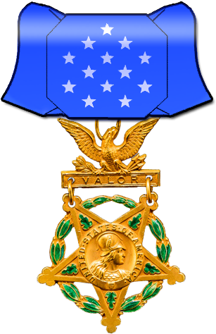 Us Army Medal Of Honor - Congressional Medal Of Honor (400x500), Png Download