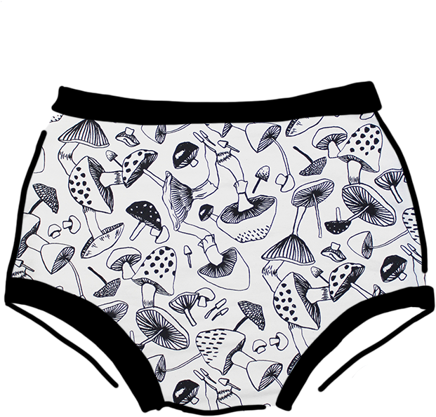 Thunderpants Original High Waisted Underwear In Mushroom (684x855), Png Download