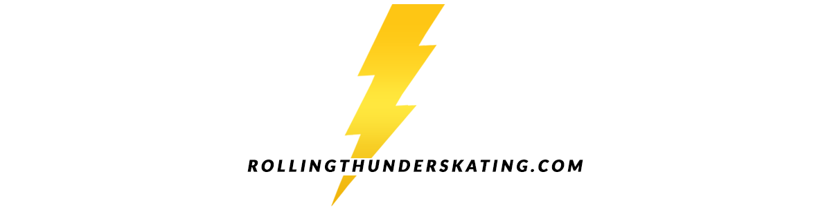 Rolling Thunder Skating Center - Graphic Design (1295x347), Png Download