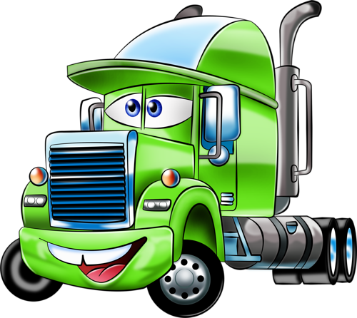 Фото, Автор Иришка-манюшка На Яндекс - Truck Driver Cartoon Png (500x446), Png Download