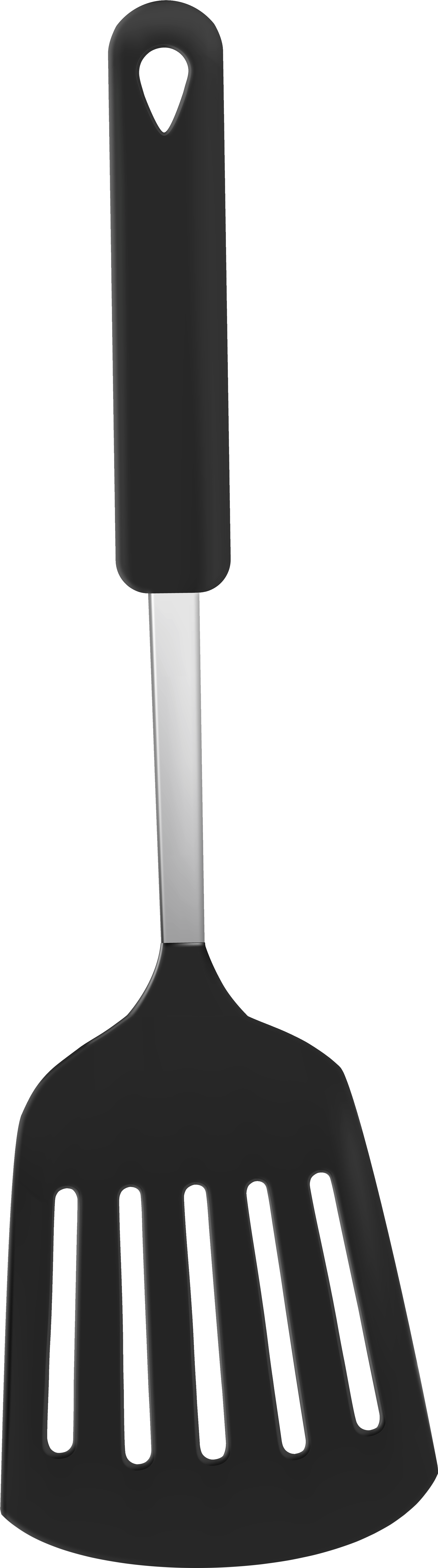 Black Spatula Png Clip Art - Clip Art (2270x8000), Png Download