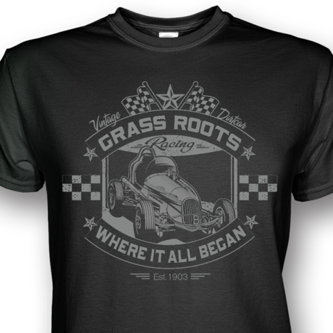 Grass Roots Vintage Sprint Car T's - Sprint Car Racing (480x480), Png Download