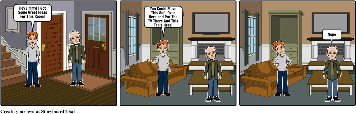 The Misadventures Of Jimmy Nope - Storyboard (1164x385), Png Download