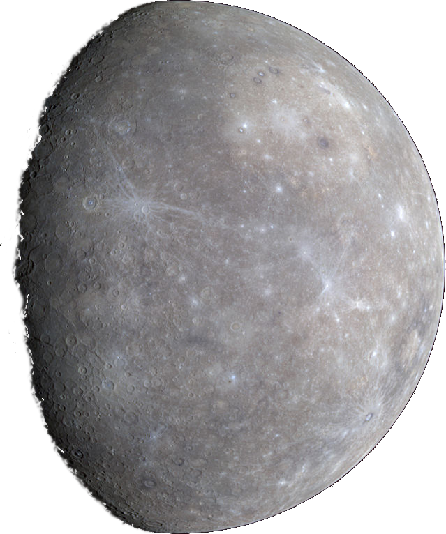 908px-mercury In Color - Planet Mercury (639x766), Png Download