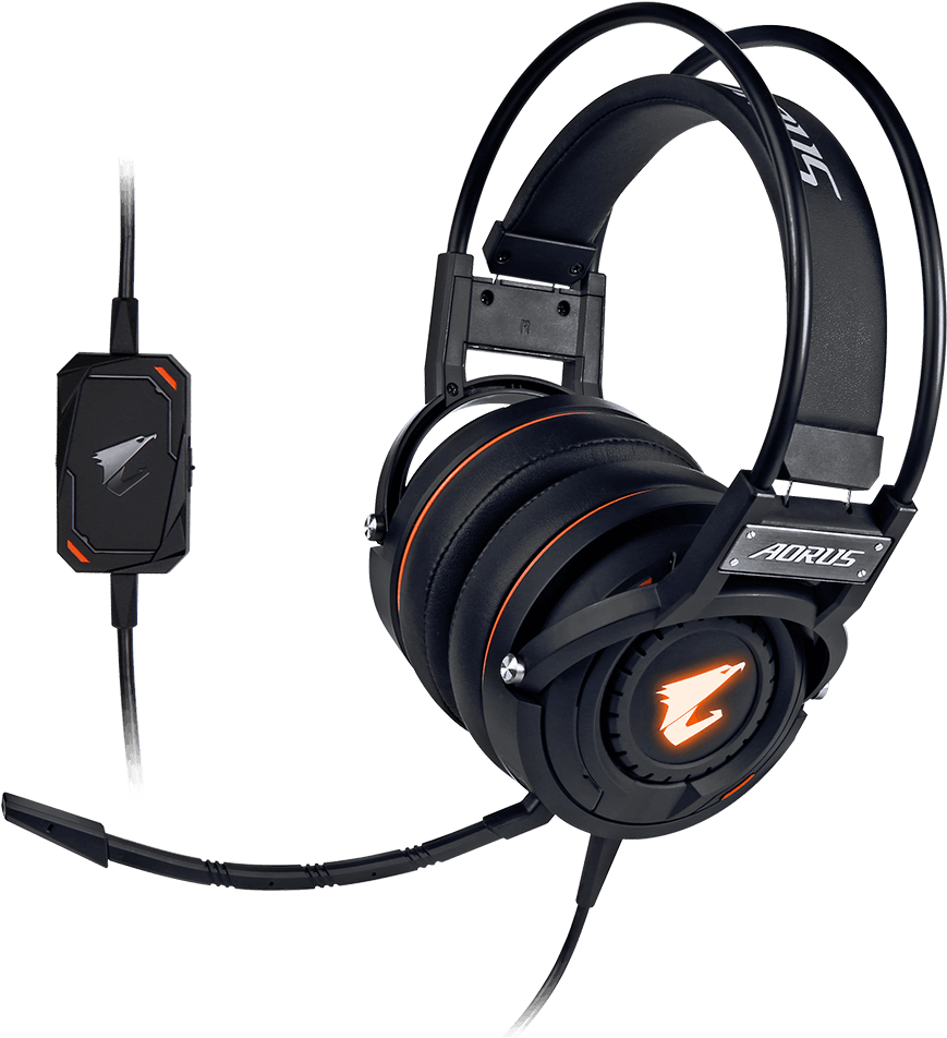 Gaming Headset - Gigabyte Aorus H5 (1000x1000), Png Download