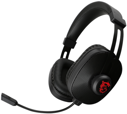 Msi Wired Gaming Headset - Msi Gaming Headset (500x392), Png Download